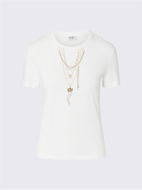 T-shirt con stampa LIU JO | WF6079JS923/Q9698
